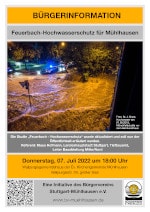 Bürgerinformation: Feuerbach-Hochwasserschutz für Mühlhausen