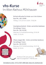 VHS Kurs: Smartphone iPhone (Apple iOS) - Sicher und einfach bedienen